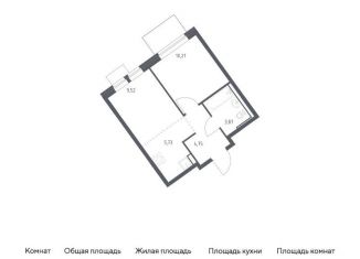Продам двухкомнатную квартиру, 34.1 м2, Москва, САО