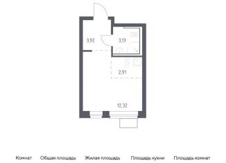 Продажа квартиры студии, 22.3 м2, посёлок Жилино-1, жилой комплекс Егорово Парк, к3.2, ЖК Егорово Парк