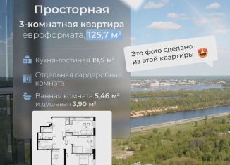 Продаю 3-ком. квартиру, 125.2 м2, Нижний Новгород, Сенная площадь, 1, Нижегородский район