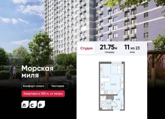 Продаю квартиру студию, 21.8 м2, Санкт-Петербург, Красносельский район