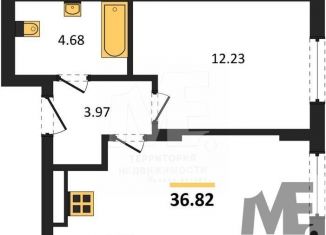 Продам 1-комнатную квартиру, 36.8 м2, Светлогорск