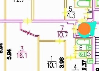 Продам 3-комнатную квартиру, 58.5 м2, Москва, Новочеркасский бульвар, 10, ЮВАО