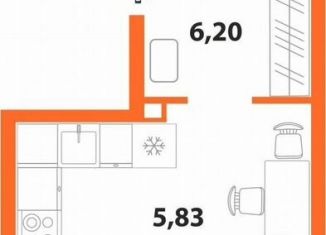 Продается однокомнатная квартира, 33.3 м2, Ульяновск, ЖК Аквамарин-2, 1, Засвияжский район