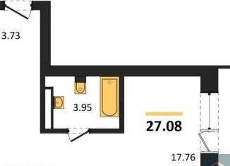 Продам квартиру студию, 27.1 м2, Воронеж, Транспортная улица, 58