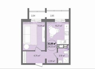 1-ком. квартира на продажу, 37 м2, Челябинск, улица Труда, 14, ЖК Манхэттен