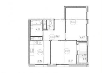 Продается двухкомнатная квартира, 52.3 м2, Санкт-Петербург, метро Купчино, Московское шоссе, 36