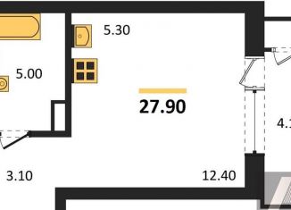 Продается квартира студия, 27.9 м2, Новосибирск, Дзержинский район, улица Фрунзе, 236