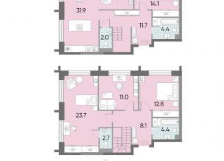 Продается 4-комнатная квартира, 126.8 м2, Москва, жилой комплекс Зиларт, 21/22, Даниловский район