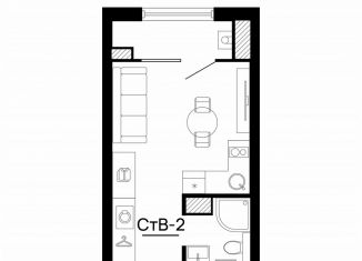 Продам квартиру студию, 20.2 м2, Астрахань