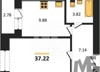 Продажа 1-комнатной квартиры, 37.2 м2, Калининград, Суздальская улица, 15