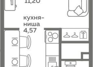 Продается квартира студия, 22.6 м2, Тюмень