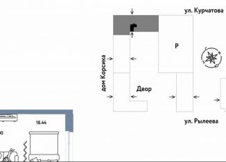 Продаю квартиру студию, 25 м2, Тюменская область, Краснооктябрьская улица, 10к1