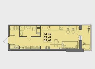 Продаю квартиру студию, 28.6 м2, Архангельская область