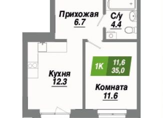 Продам 1-комнатную квартиру, 35 м2, Новосибирск, метро Заельцовская