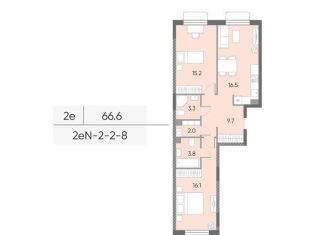 Продаю 2-ком. квартиру, 66.6 м2, Москва, метро Селигерская