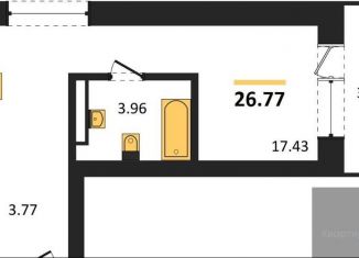 Продажа квартиры студии, 26.8 м2, Воронеж, Транспортная улица, 58