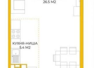 Продам квартиру студию, 42.3 м2, Пенза, улица Яшиной, 5