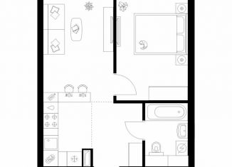 Продам 1-комнатную квартиру, 35.9 м2, Москва, жилой комплекс Полар, 1.4, метро Медведково