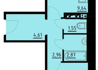 Продаю 1-комнатную квартиру, 31.9 м2, Пермь