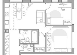 Продажа 2-ком. квартиры, 61.7 м2, Москва, район Нагатино-Садовники