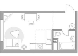Продажа квартиры студии, 30.2 м2, Москва, метро Нагатинская