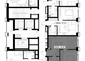 Продам однокомнатную квартиру, 42.8 м2, Москва, СЗАО