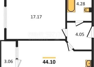 Продается 1-комнатная квартира, 35.9 м2, Калининград, Интернациональная улица, 18, ЖК Белый Сад