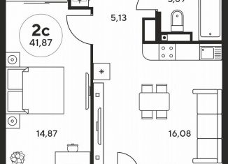Продажа однокомнатной квартиры, 41.5 м2, Ростов-на-Дону, ЖК Гринсайд