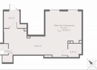 Продаю помещение свободного назначения, 92.95 м2, Санкт-Петербург, Октябрьская набережная, 40, Невский район