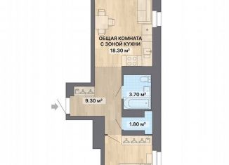 Продается 1-комнатная квартира, 50.6 м2, Екатеринбург, Чкаловский район, улица Щербакова, 148/2