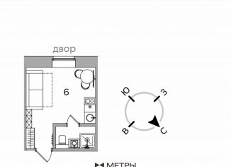 Квартира на продажу студия, 19.6 м2, Москва, Страстной бульвар, 4с3, Страстной бульвар