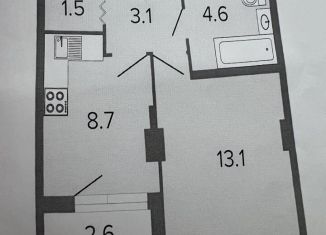 Однокомнатная квартира на продажу, 31 м2, Санкт-Петербург, ЖК Ультра Сити, Комендантский проспект, 63