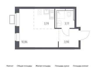 Продается квартира студия, 21.7 м2, село Ям