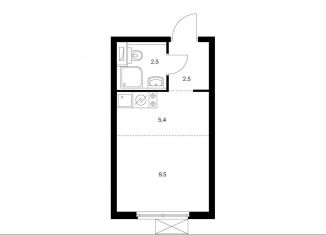 Продаю квартиру студию, 19.9 м2, Одинцово, ЖК Одинцово-1, Каштановая улица, 4