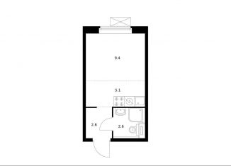 Продается квартира студия, 19.7 м2, Москва, станция Перерва, Люблинская улица, 78к2