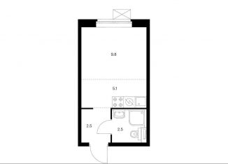 Продаю квартиру студию, 19.9 м2, Москва, Люблинская улица, 78к2, ЮВАО