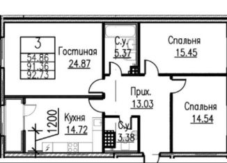 Продаю трехкомнатную квартиру, 93 м2, Санкт-Петербург, Большая Зеленина улица, 12, Большая Зеленина улица