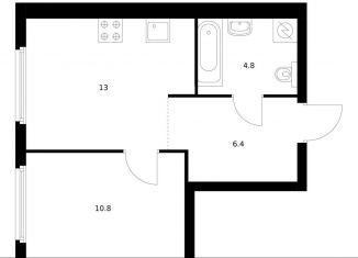 Продажа 1-ком. квартиры, 35 м2, Москва, ЖК Барклая 6