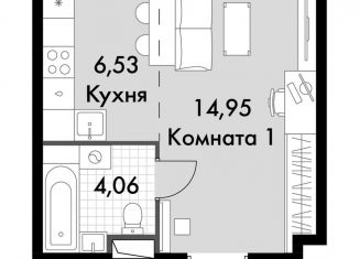 Продам квартиру студию, 25.5 м2, Москва, проезд Воскресенские Ворота, метро Охотный Ряд