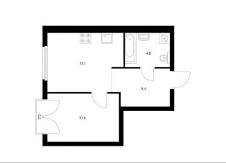 Продажа однокомнатной квартиры, 35.3 м2, Москва, ЖК Барклая 6