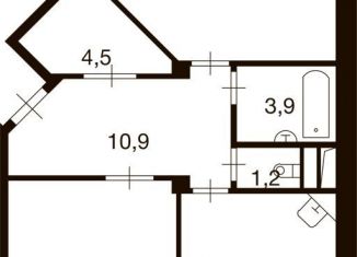 Продажа 2-комнатной квартиры, 72.7 м2, деревня Ивановское, улица Семёна Гордого, 10