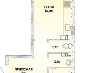 Продается 1-комнатная квартира, 41 м2, Краснодар, Главная городская площадь, микрорайон Центральный