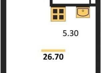 Продается квартира студия, 26.7 м2, Обь, Октябрьская улица, 5