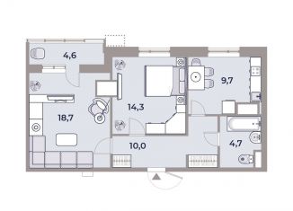 Продажа 2-комнатной квартиры, 56 м2, Москва, проезд Воскресенские Ворота, метро Охотный Ряд