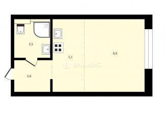 Продаю квартиру студию, 20.1 м2, Москва, метро Нижегородская