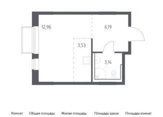 Продам квартиру студию, 25.8 м2, посёлок Мирный, жилой комплекс Томилино Парк, к6.2, ЖК Томилино Парк