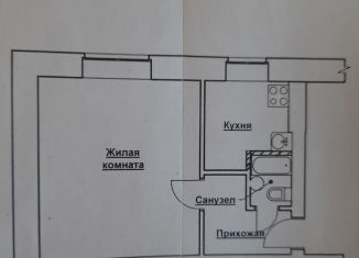 1-комнатная квартира на продажу, 31.3 м2, Чкаловск, улица Мира, 16
