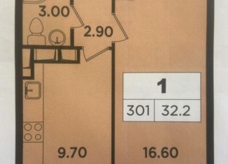 Продам однокомнатную квартиру, 32.2 м2, Москва, метро Ботанический сад, Берёзовая аллея, 19к1