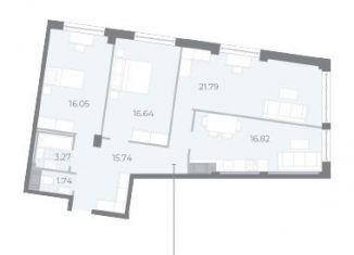 Продается 2-комнатная квартира, 92.1 м2, Санкт-Петербург, метро Чкаловская