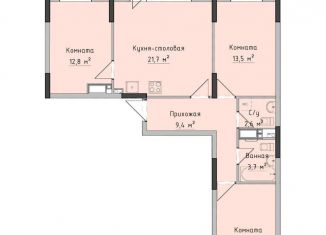Продам 3-комнатную квартиру, 76.3 м2, Ижевск, ЖК Холмогоровский
